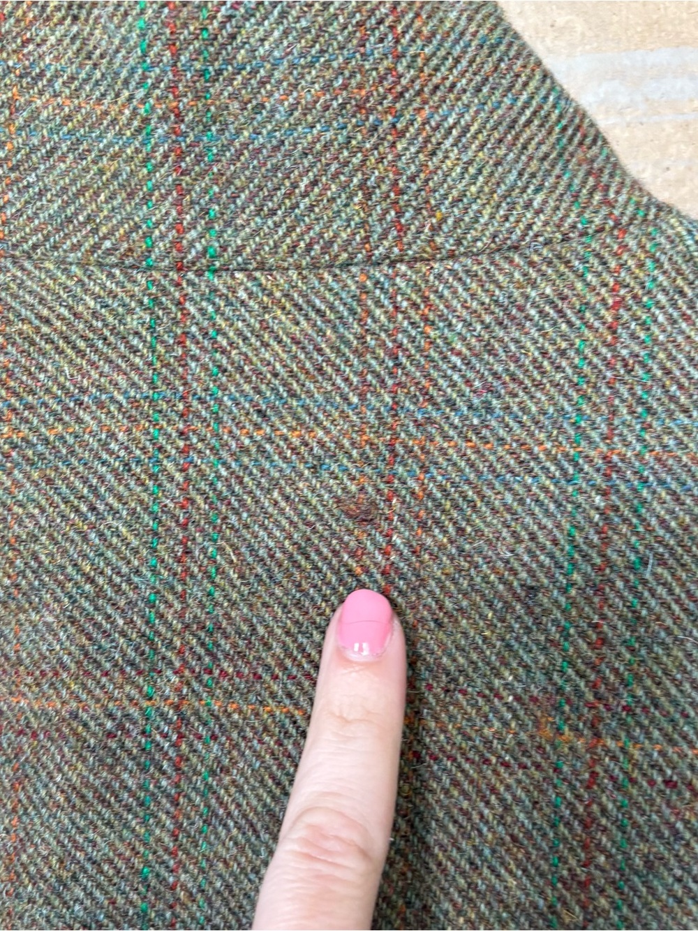 Holland & Holland Wool Tweed Full Zip Field Coat Hunting English Classic Mens S - Picture 2 of 6